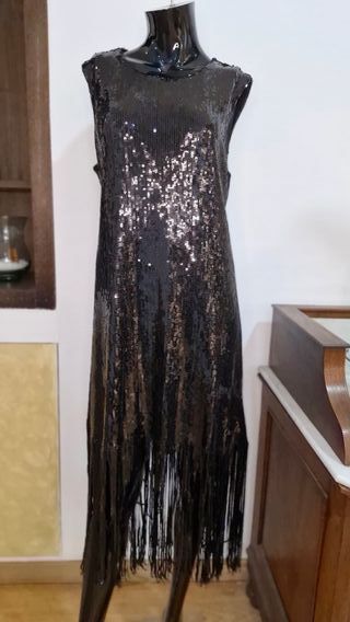 Vestido Koralline Lantejoulas Tamanho Único