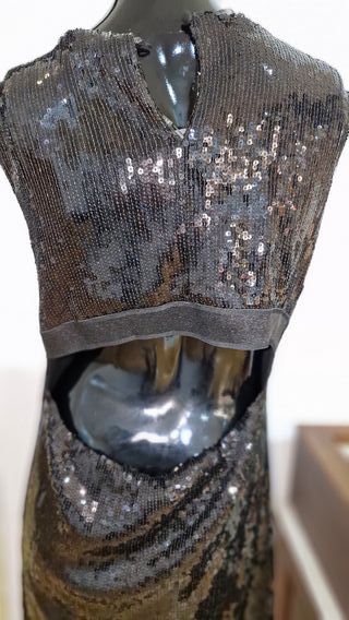 Vestido Koralline Lantejoulas Tamanho Único