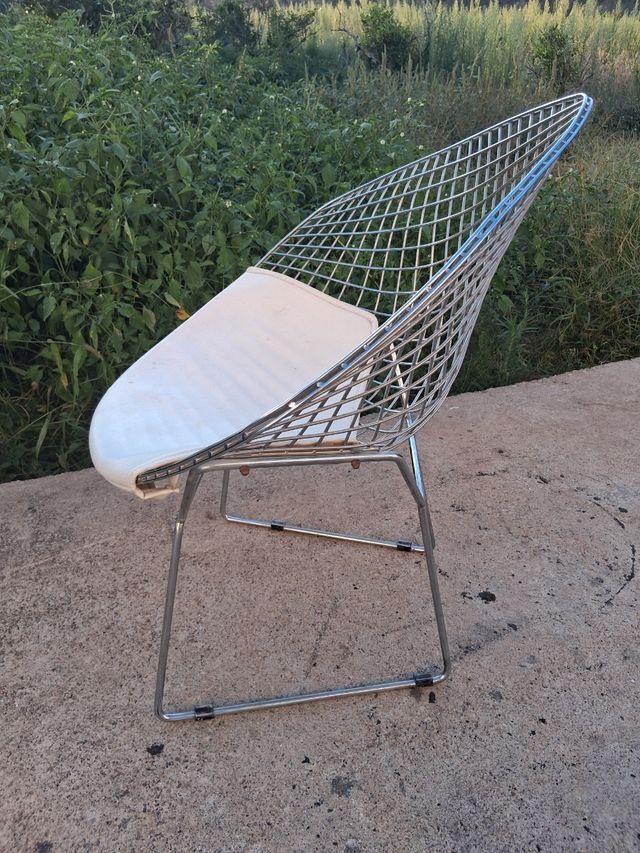 Sillón Diamond Acero