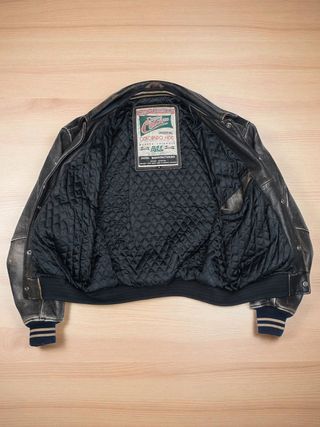 Chaqueta Bomber de Cuero Diesel Vintage Talla M/S
