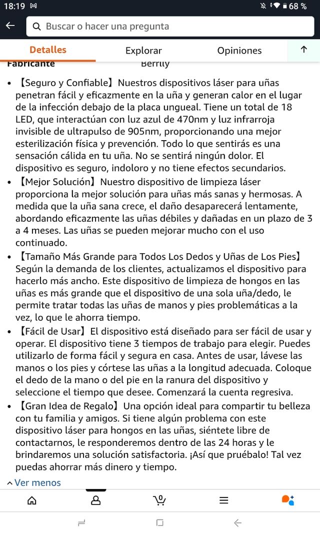 Lámpara Uñas Gel Manicura Pies y Manos