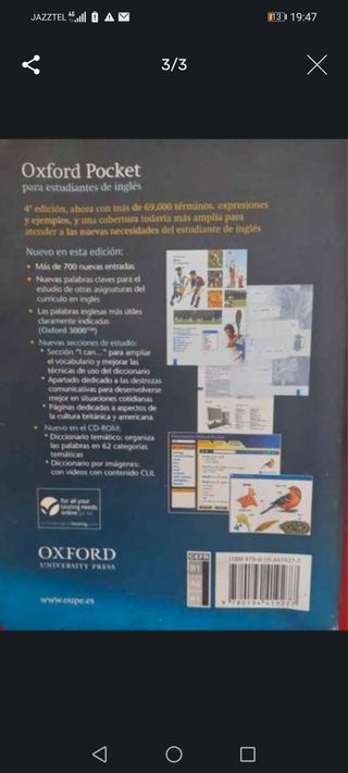 Diccionario Oxford pocket con CD