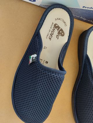 Ciabatte donna BIG SHOES blu 37