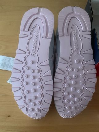 Zapatillas Reebok Classic Blancas y Rosas Talla 38