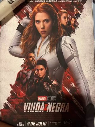Póster Película Viuda Negra Marvel Studios