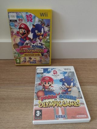 Pack Mario y Sonic originales para Wii