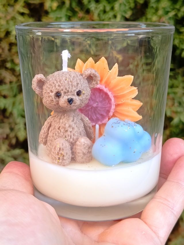 Vela Artesanal decorativa y aromatica 