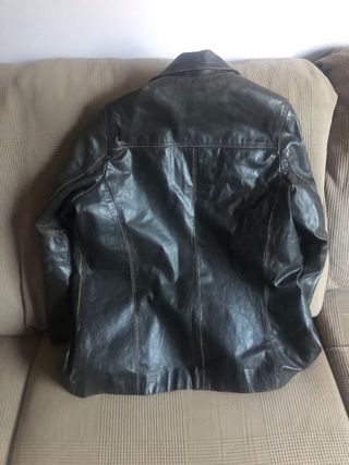 Cazadora Cuero Jack & Jones Marrón