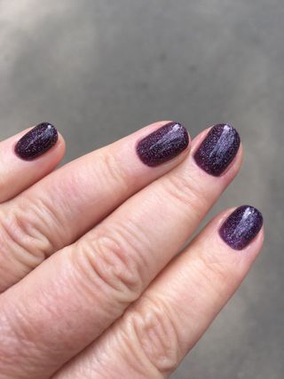 Manicura con esmalte