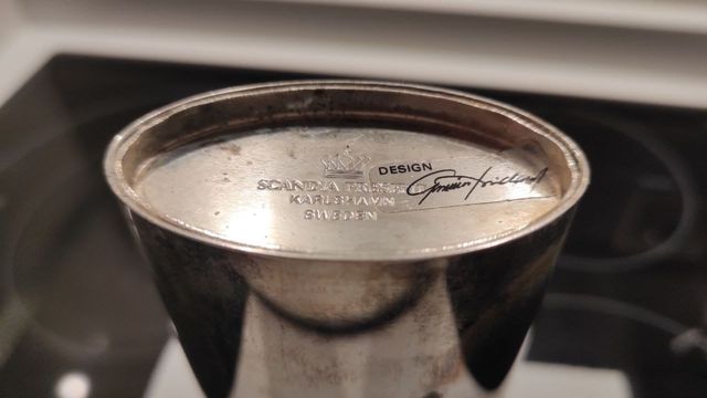 Lote jarrones y copas decorativas, total 5.