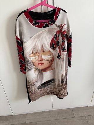 Abito bambina stampa frontale 162 cm