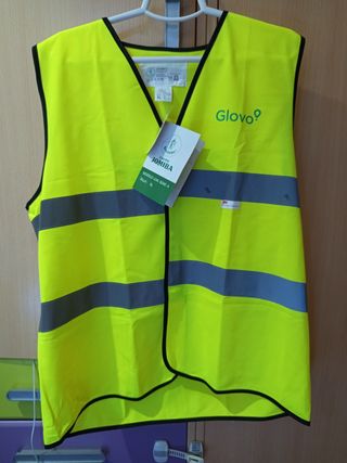 Chaleco de seguridad Glovo talla XL