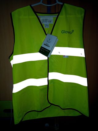 Chaleco de seguridad Glovo talla XL