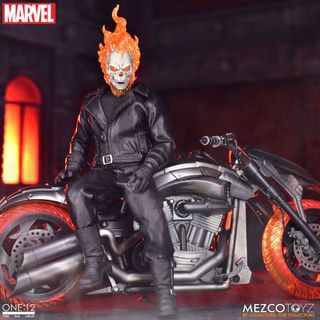 GHOST RIDER & HELL CYCLE MEZCO ONE:12