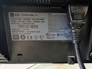 LG Flatron L225WS Monitor 22'' WSXGA+