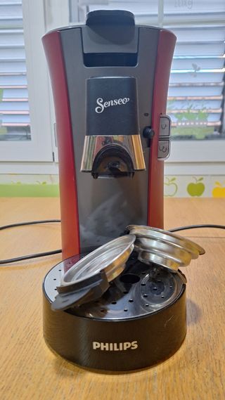 Cafetera Philips Senseo Select Roja