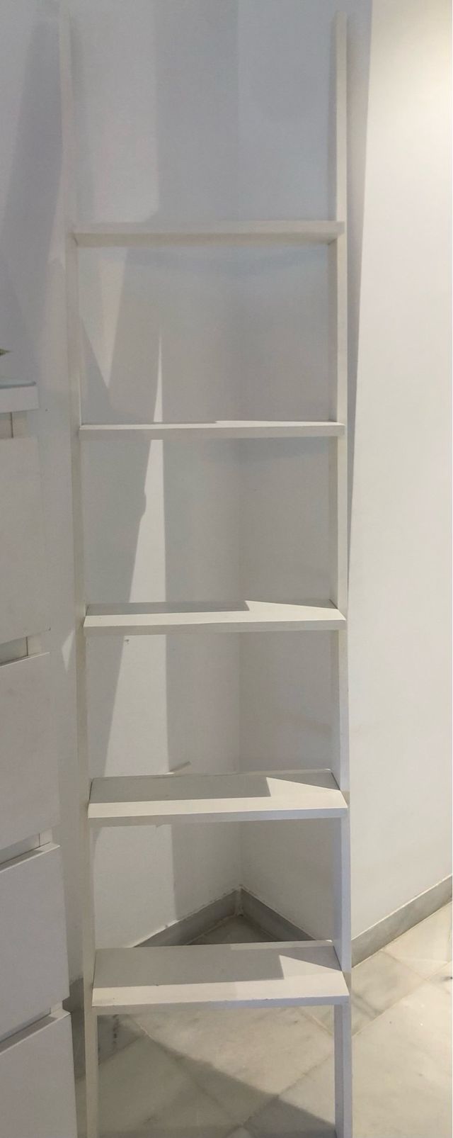 Estantería Escalera Blanca Madera