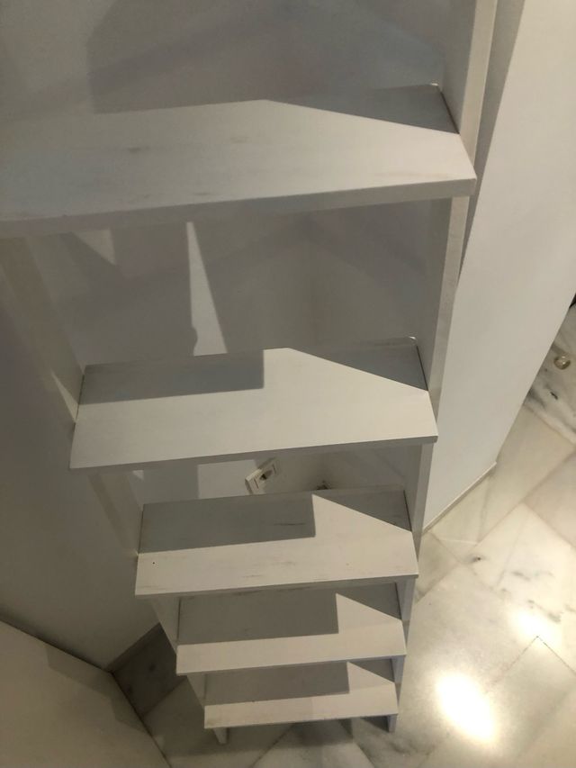 Estantería Escalera Blanca Madera