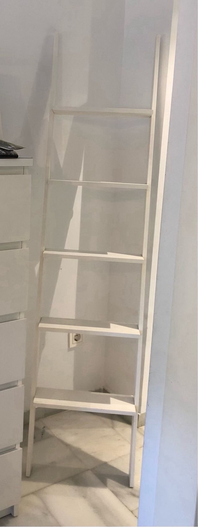 Estantería Escalera Blanca Madera