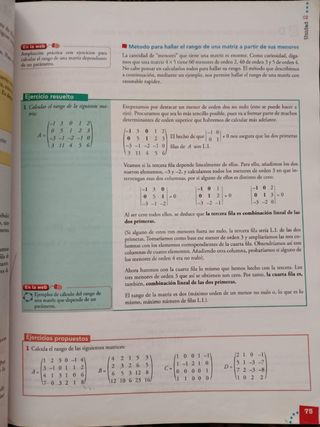Libro matemáticas bachillerato 2 de Anaya.