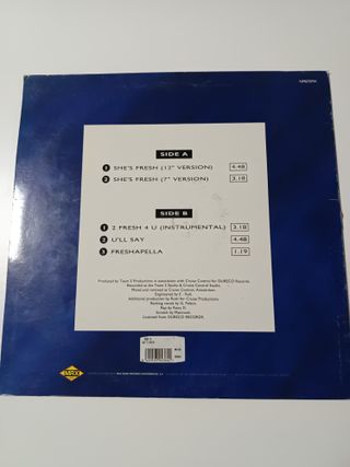 Vinilo Shex Fresh Roxy D Rap Hip Hop