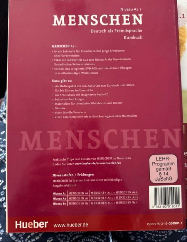 MENSCHEN A1.1 Los 3 Libros (Spanish Edition)