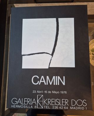 Cartel exposición CAMIN 1976 Galería Kreisler