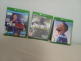 PES 2018 Xbox One, Fifa 22 y Call of Duty infinite