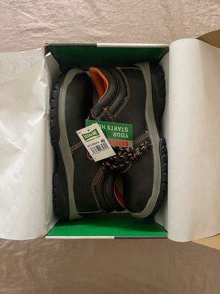 ZAPATOS SEGURIDAD CON PUNTA DE ACERO TRABAJO