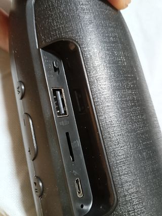 Altavoz Bluetooth Exterior, Radio FM,USB,y,C, NUEV