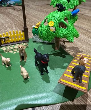 Parque de perros Playmobil