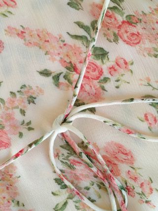 Vestido largo floral Mango talla M