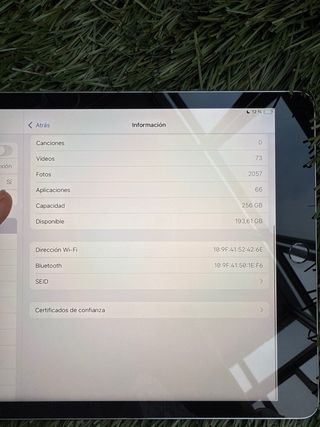 iPad 9ª Gen 256GB Plata