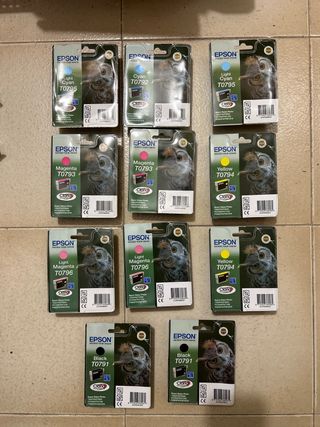 Cartuchos Tinta Epson T0791 T0792 T0793 T0794 T079