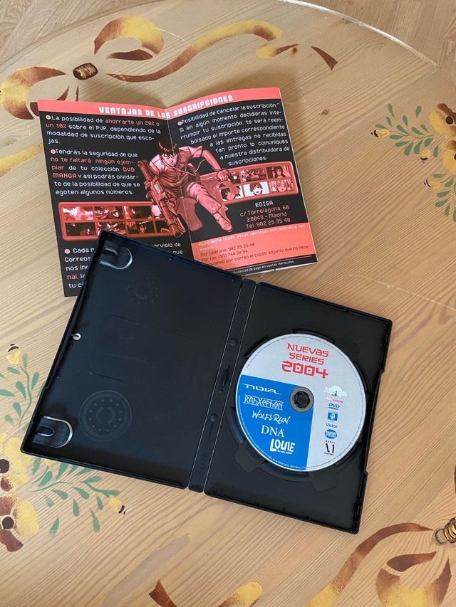 DVD Manga Nuevas Series 2004