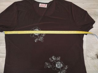 Camiseta JAZZ marrón mujer con licra