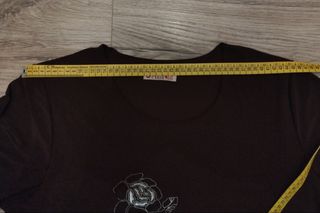 Camiseta JAZZ marrón mujer con licra