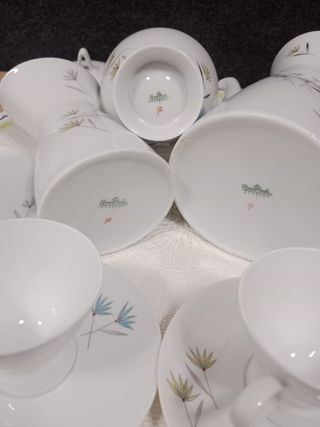 Juego de café/té de porcelana.
Germany.