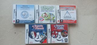 Lote 3 Juegos Nintendo DS: Brain Training, Francés