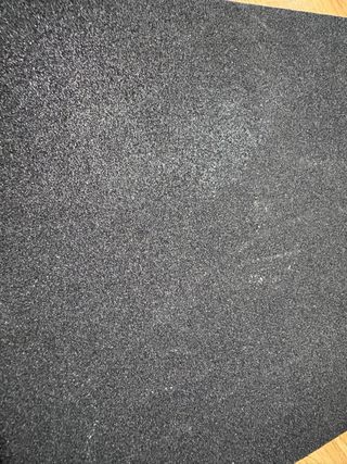 Skate Negro con Diseño Azul y Blanco - sin usar