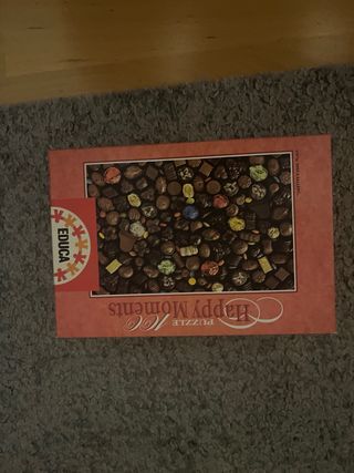 Puzzle Educa 1000 piezas Happy Moments. Bombones.
