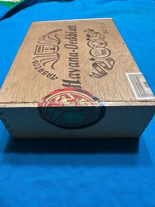 Caja Puros Havana-Deckblatt Antigua. De madera.