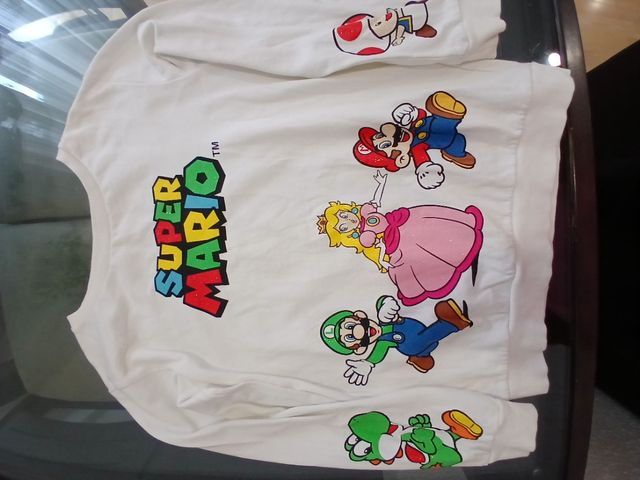 Camiseta Super Mario manga larga Talla 8, 10