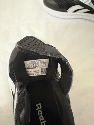 Reebok Niño Velcro Negro Talla 21.5