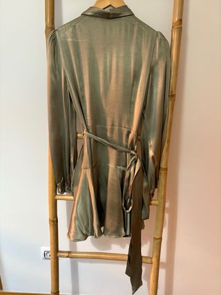 Vestido mini Shona Joy verde oliva