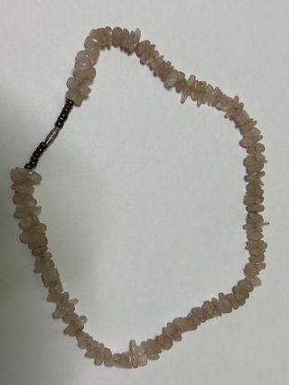 Collar de cuarzo rosa
