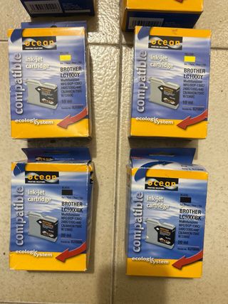 Cartuchos de tinta Brother LC1000