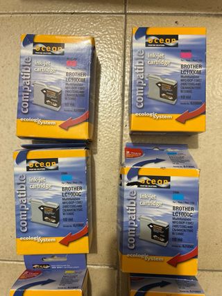 Cartuchos de tinta Brother LC1000
