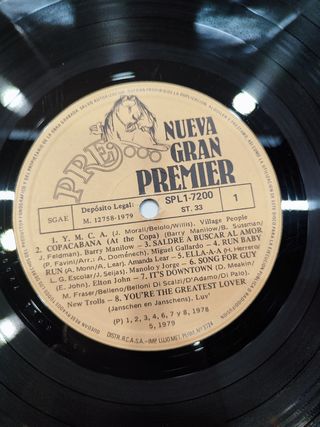 Vinilo Nuevo Gran Premier