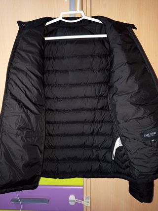 Chaqueta acolchada negra Talla M